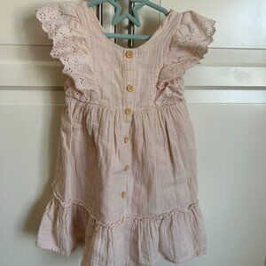🌸🤍 Rachel Ashwell Shabby Chic Sleeveless Dress – Size 4T 🤍🌸